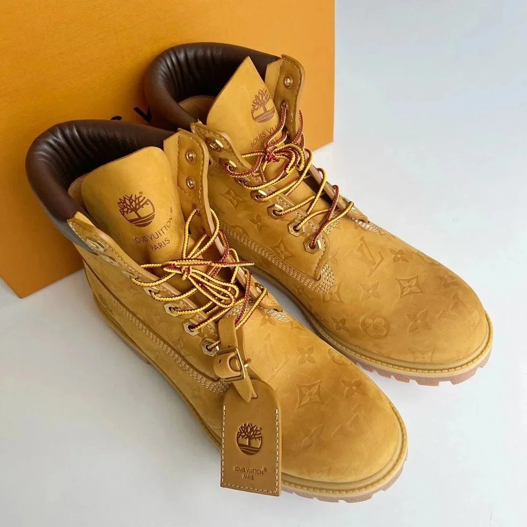 Louis Vuitton x Timberland Premium 6-Inch Boot Beige Monogram Boots - 10