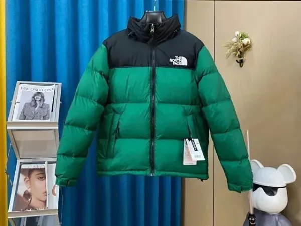 The North Face 1996 Retro Nuptse Yellow Black Down Jacket - 10