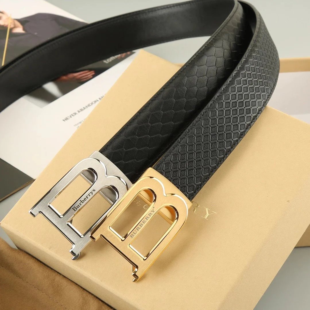 Burberry Belts Gold TB Monogram Buckle image 5