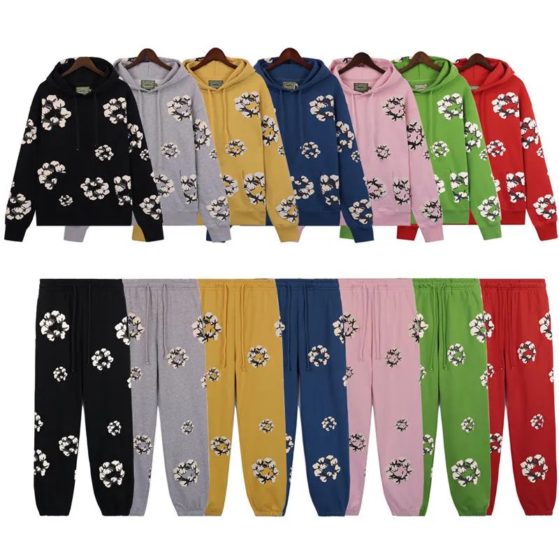 Kapok Foam Print Hoodie Set