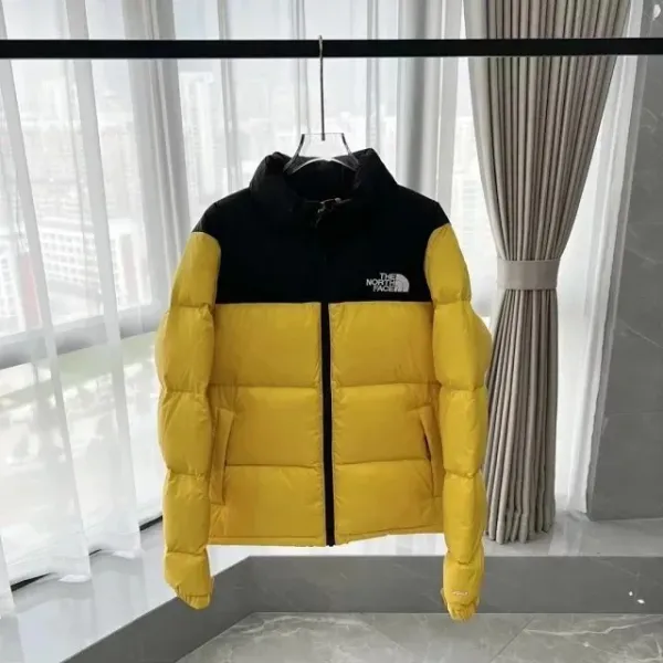 The North Face 1996 Retro Nuptse Yellow Black Down Jacket - 1