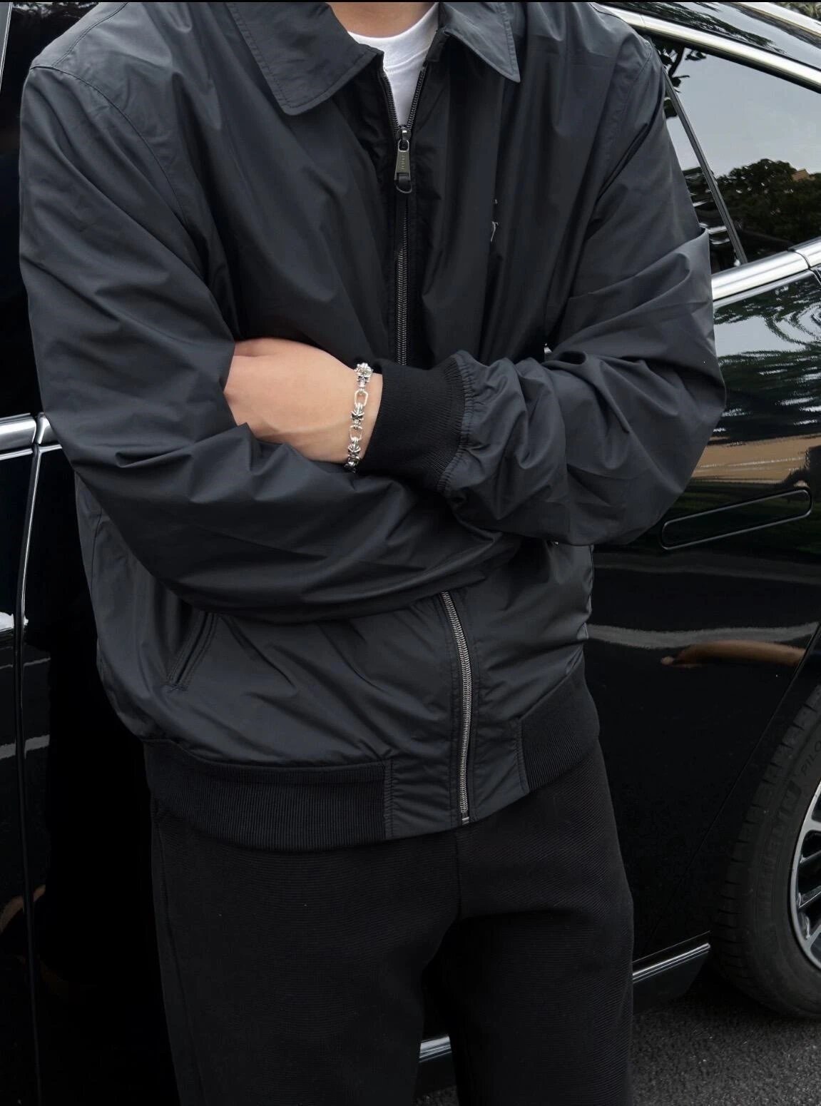 Embroidered Casual Waterproof Jacket photo 6