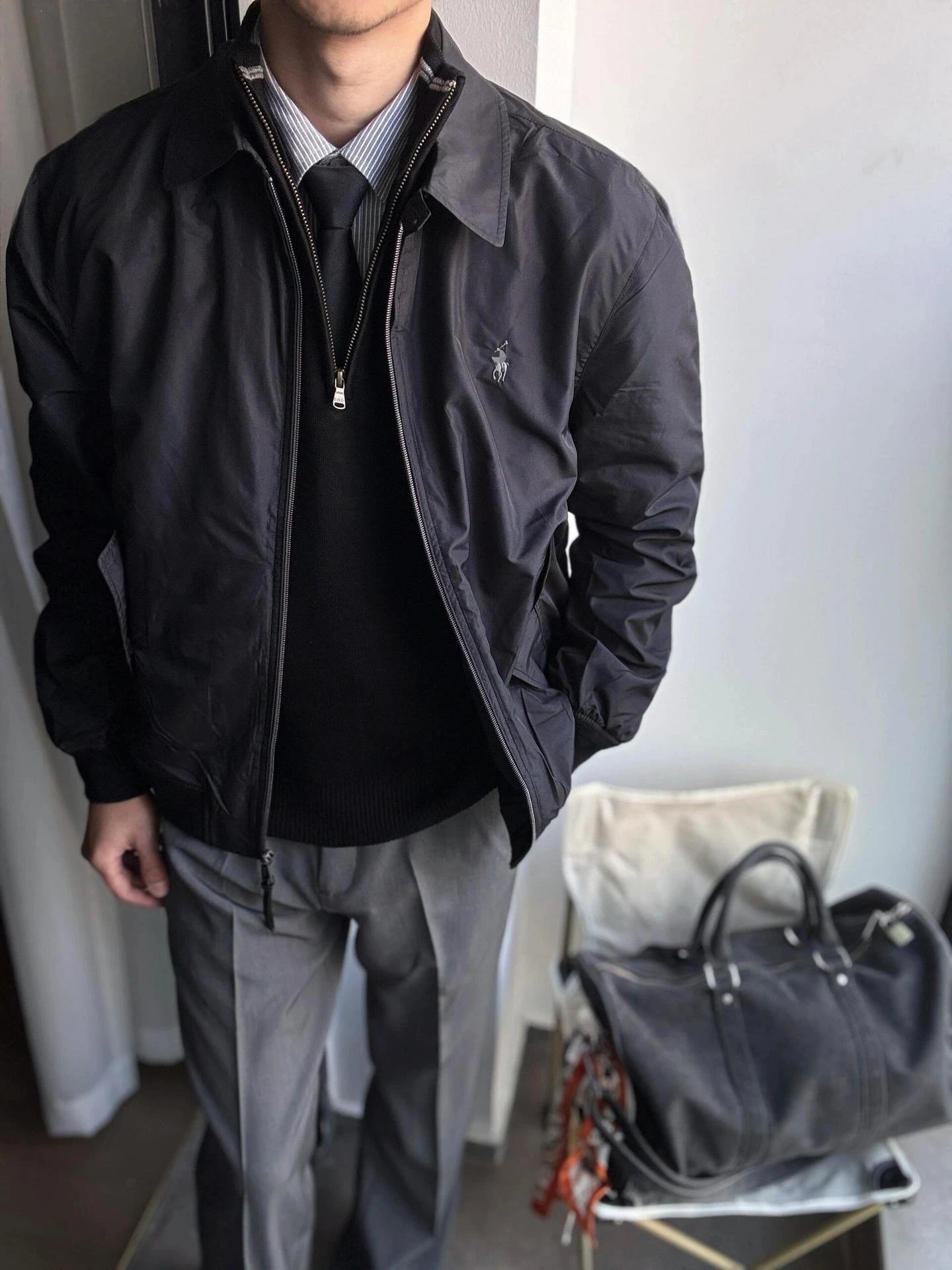 Embroidered Casual Waterproof Jacket photo 8