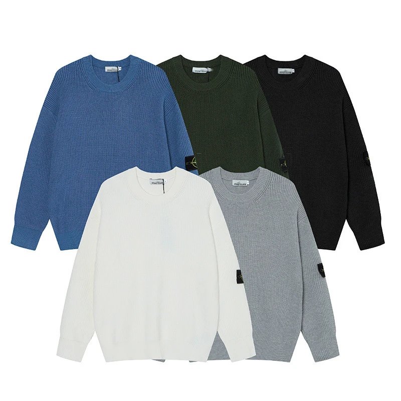 Stone Island Crewneck Knit Sweater