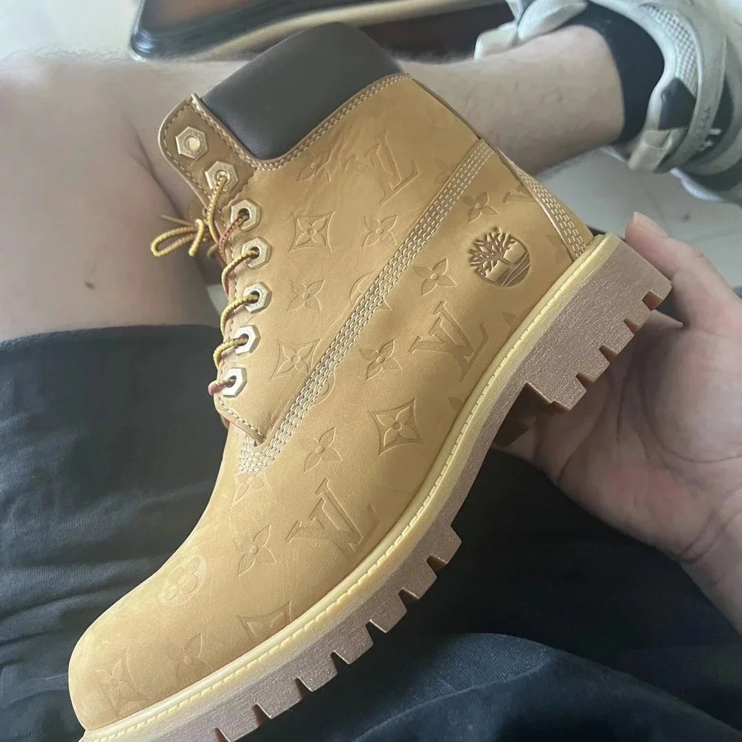 Louis Vuitton x Timberland Premium 6-Inch Boot Beige Monogram Boots - 4