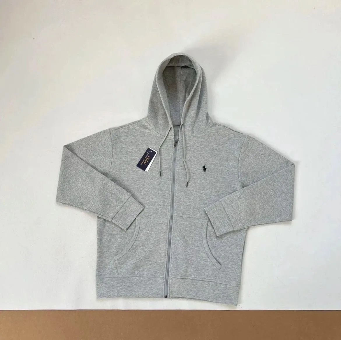 Ralph Lauren Classic Fit Full-Zip Hoodie Beige Hoodie - 25