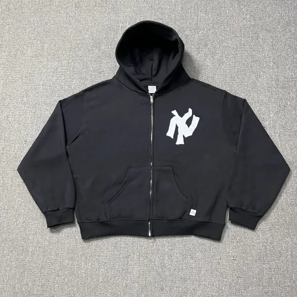 Aimé Leon Dore Satin Varsity Jacket Navy - 21
