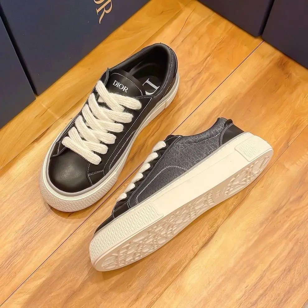 Dior B23 Multicolor Striped Suede Sneakers - 35