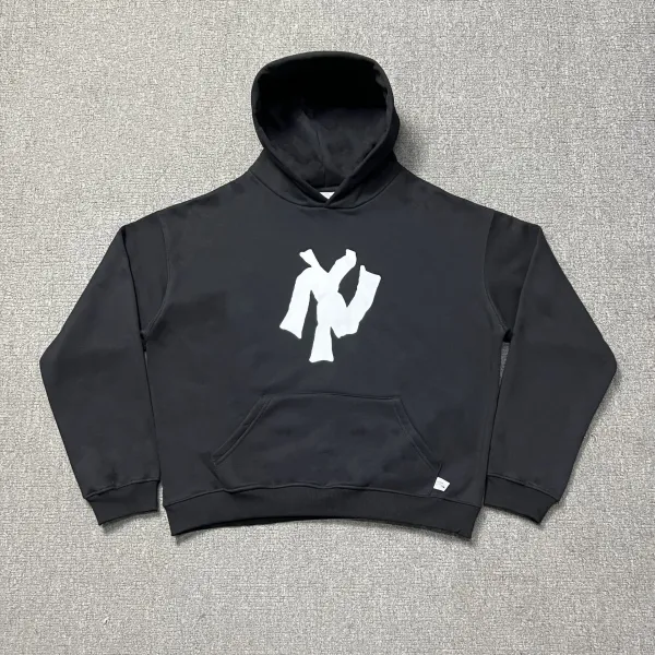 Aimé Leon Dore Satin Varsity Jacket Navy - 24