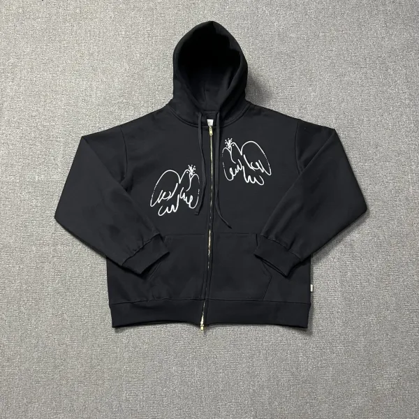 Aimé Leon Dore Satin Varsity Jacket Navy - 35