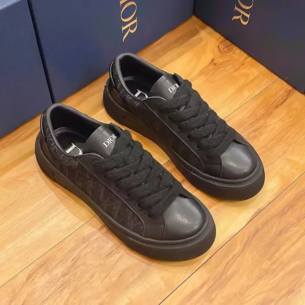 Dior B23 Multicolor Striped Suede Sneakers - 20