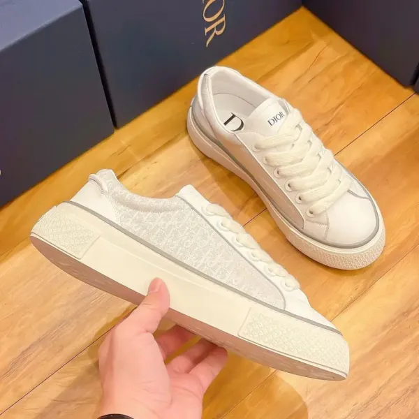 Dior B23 Multicolor Striped Suede Sneakers - 30