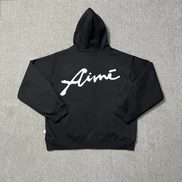 Aimé Leon Dore Satin Varsity Jacket Navy - 38