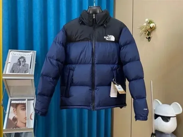 The North Face 1996 Retro Nuptse Yellow Black Down Jacket - 7
