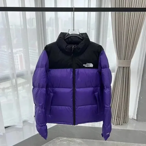 The North Face 1996 Retro Nuptse Purple Black Down Jacket - 1