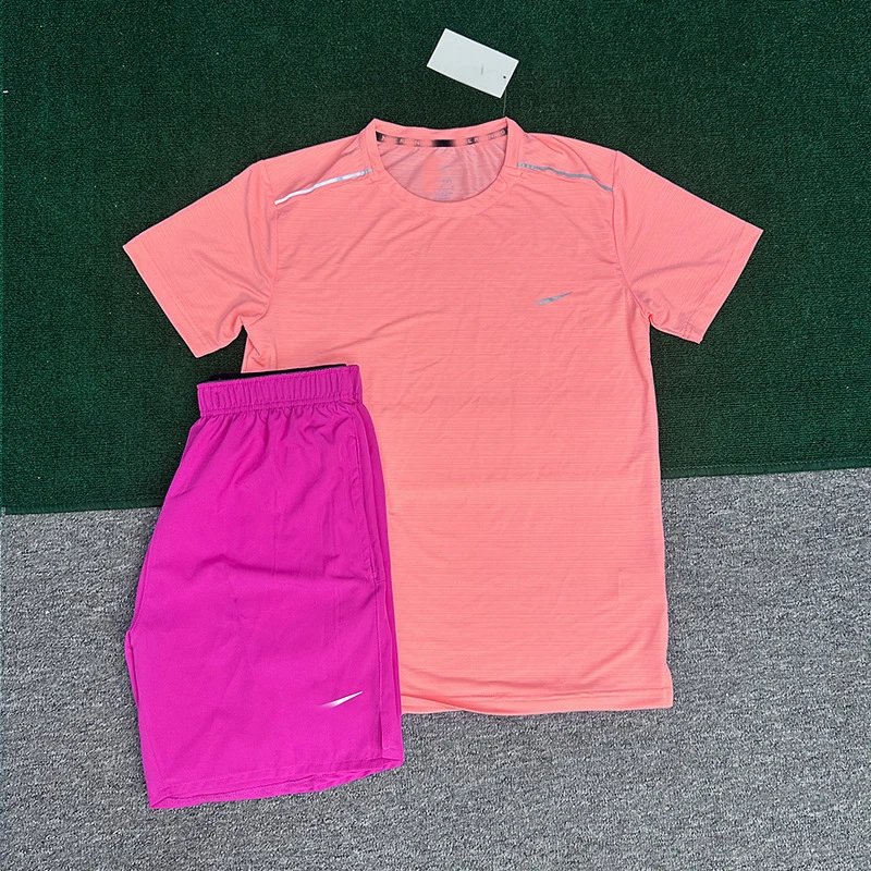 Crystal Stripe Orange + 218 Rose Red