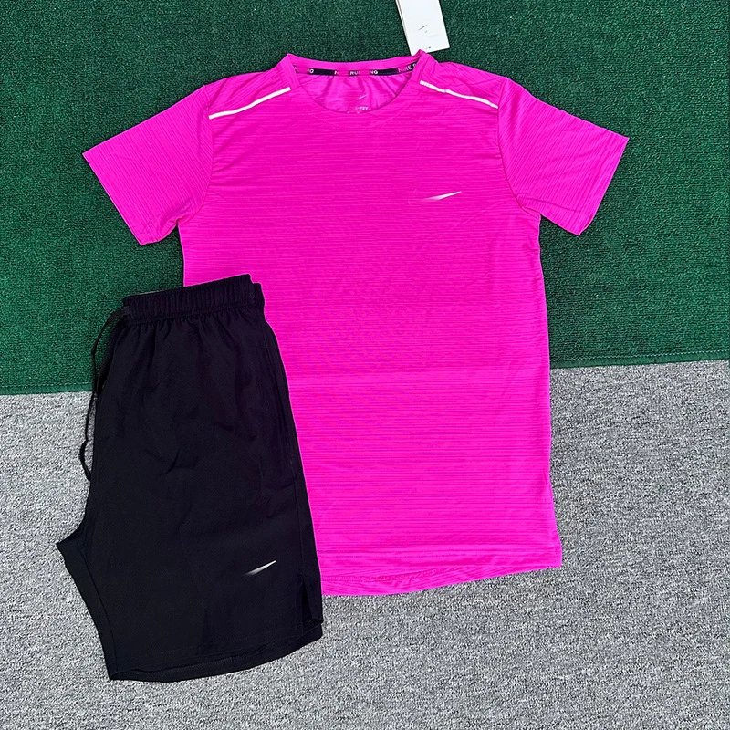 Crystal Stripe Rose Red + 218 Black