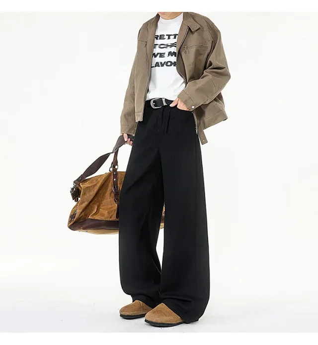 190 Tall Extra-Long White Jeans for Men Detail