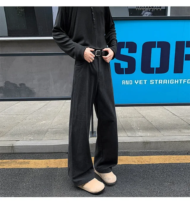 Men's Basic Black Jeans - Spring/Fall Detail