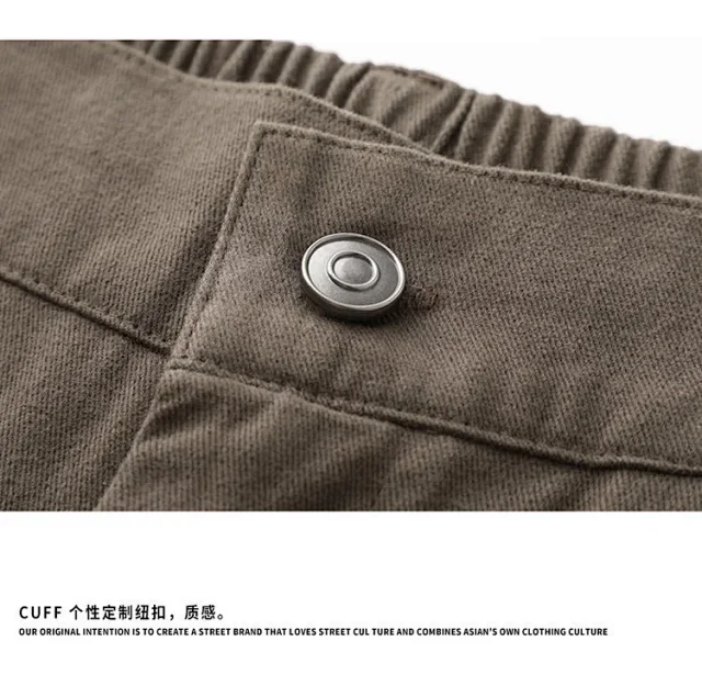 Men's Basic Black Jeans (Spring/Autumn) Detail
