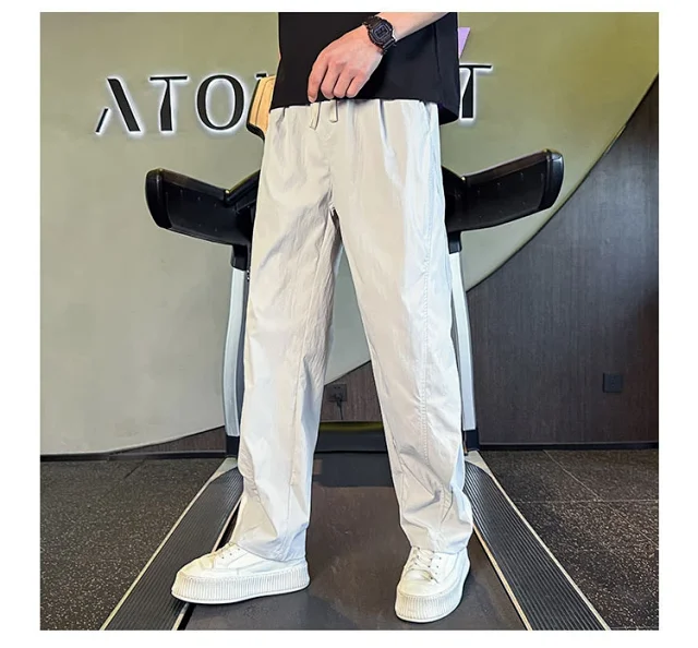 Men's Summer New Quick-dry Straight Pants Detail