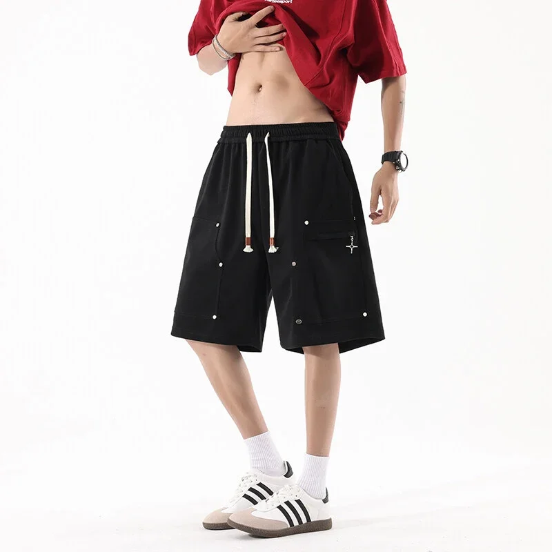 Men's Summer Trendy Loose Straight Athletic Shorts