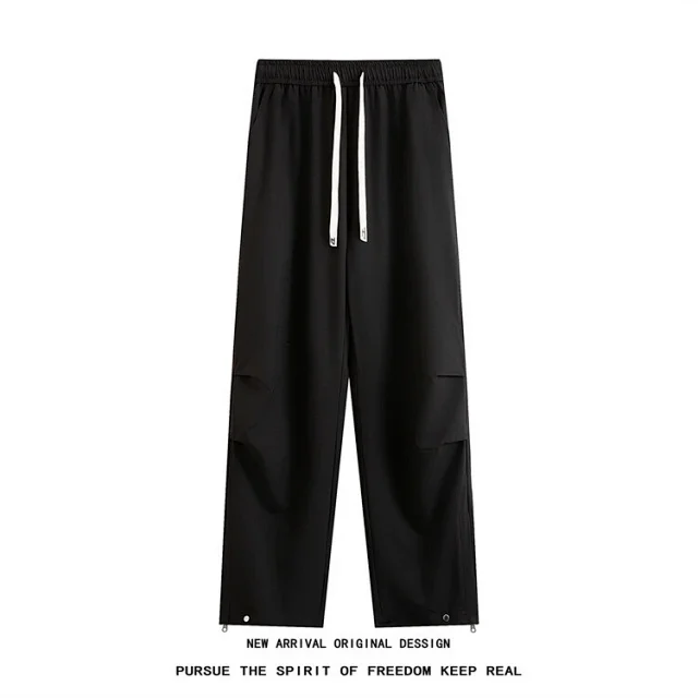 Men's Trendy Retro Micro-flared Street Pants Detail