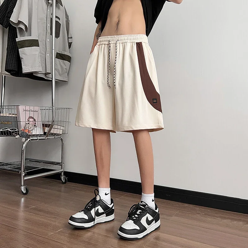 Men's Color-blocking Athletic Shorts