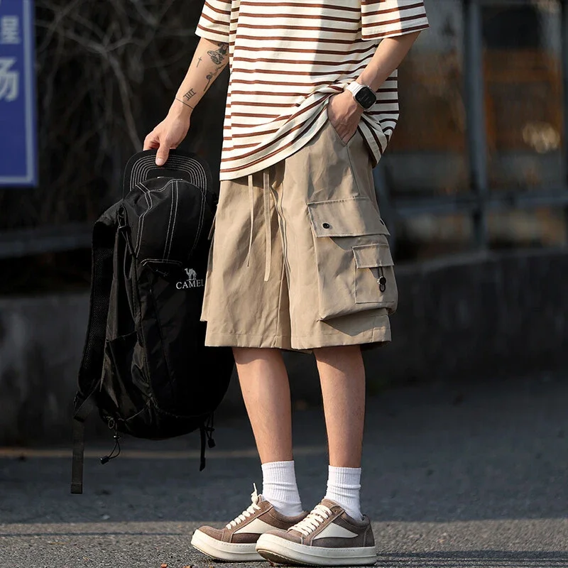 Men's Retro Big Pocket Shorts