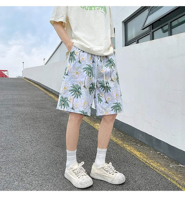 Men's Summer Quick-Dry Beach Shorts Detail