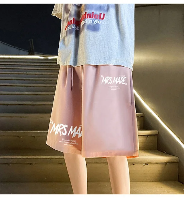 Men's Summer 2025 Oversize Straight Shorts Detail