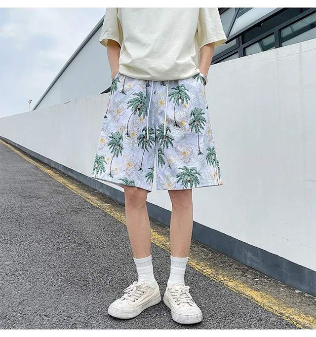 Men's Summer Quick-Dry Beach Shorts Detail