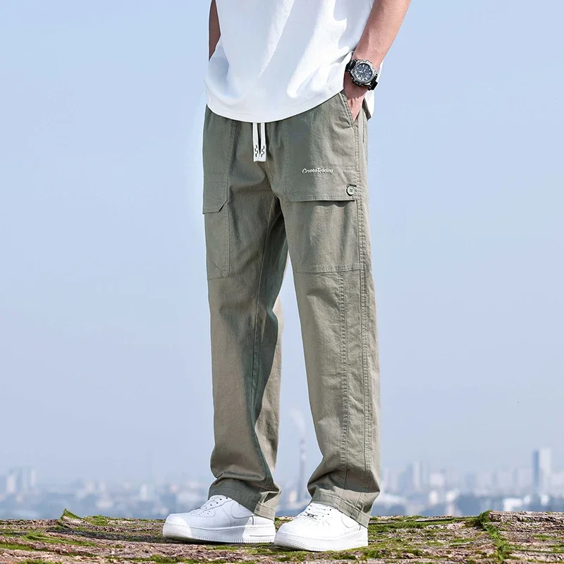 Men's 2025 Spring/Summer American Trendy Work Pants