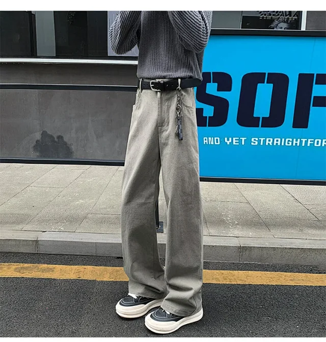 Men's Basic Black Jeans - Spring/Fall Detail