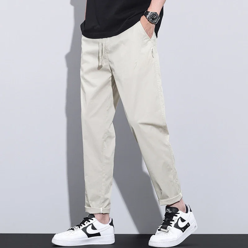 2025 Spring-Summer Men's Tapered Cropped Pants