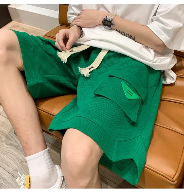 Oversize Men's Summer Athletic Shorts Detail