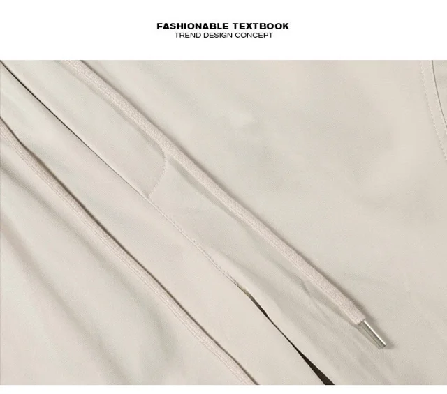 Men's Oversize Wide-leg Fleece Pants Detail