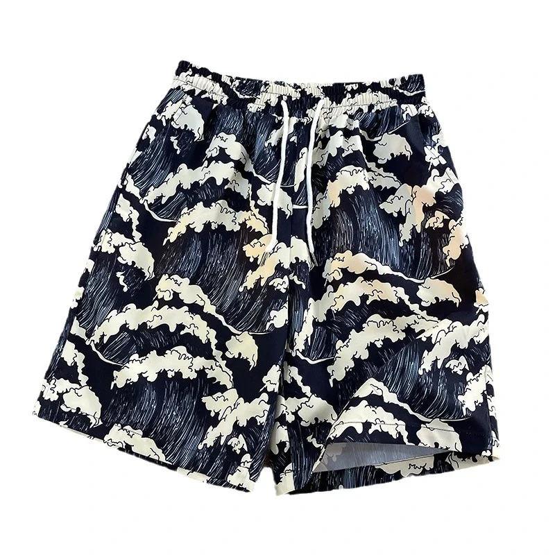 Men's Summer Ice Silk Quick-Dry Beach Shorts