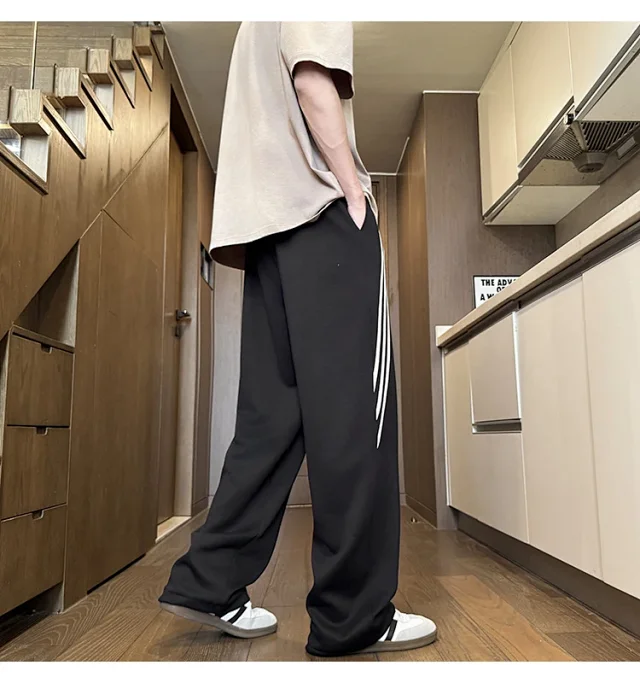 2025 Men's Oversize Wide-Leg Pants Detail