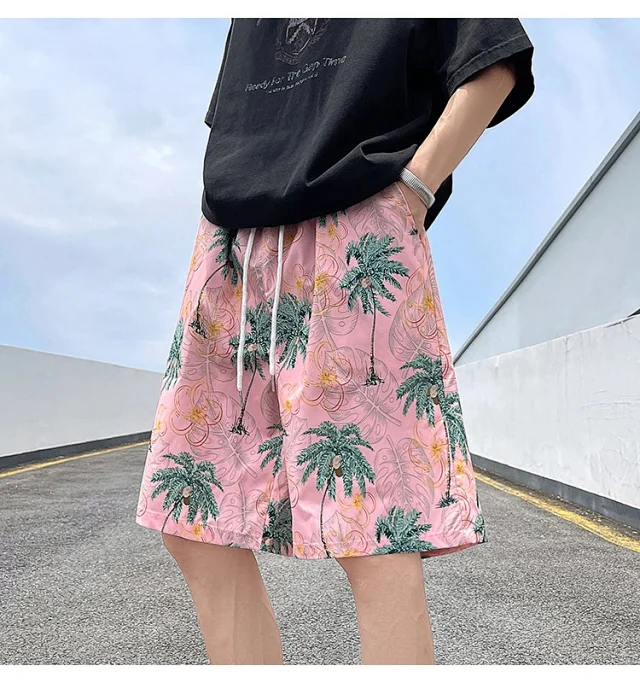 Men's Summer Quick-Dry Beach Shorts Detail