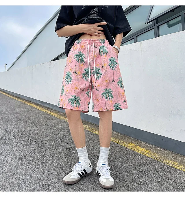 Men's Summer Quick-Dry Beach Shorts Detail