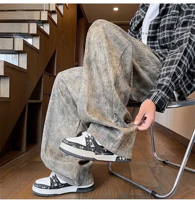 Men's Tie-Dye Ice Silk Pants Detail