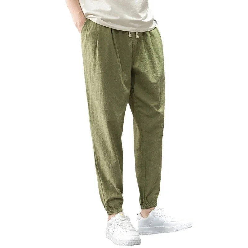 Wind Linen Loose Men's Harem Pants