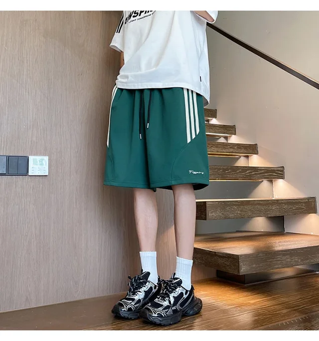 2025 Summer Men's Oversize 5 - Inch Sport Shorts Detail