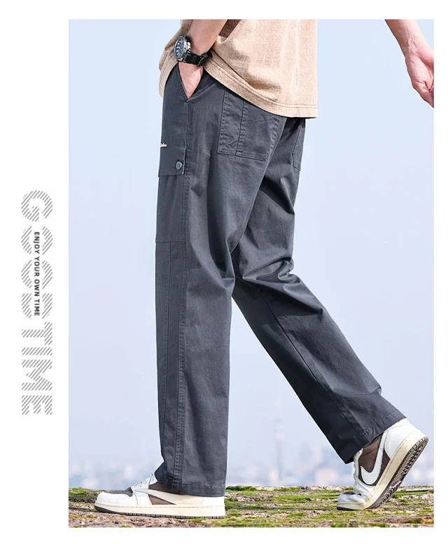 Men's 2025 Spring/Summer American Trendy Work Pants Detail