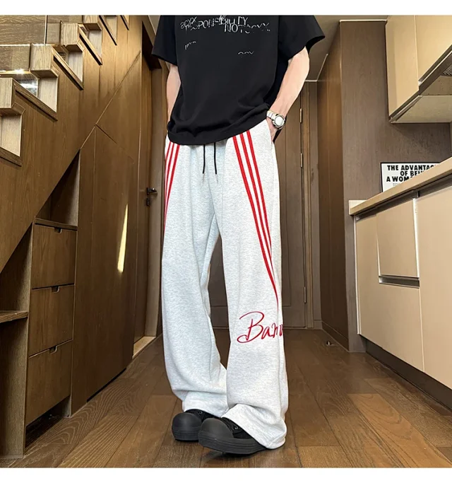 2025 Men's Oversize Wide-Leg Pants Detail