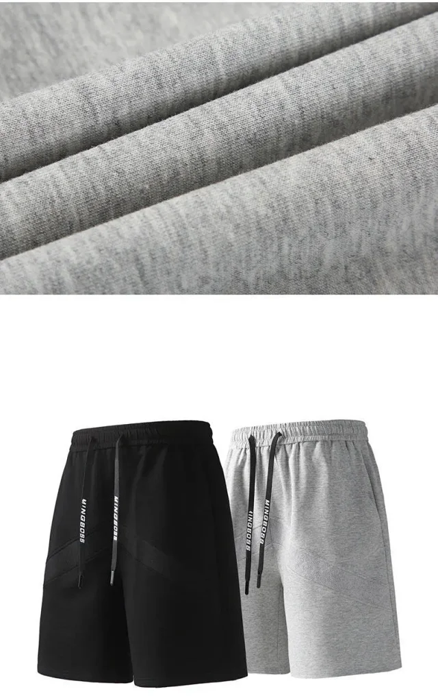Men's Summer Space Cotton Short Set Detail
