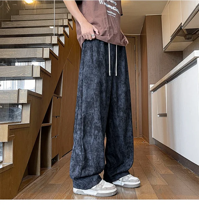 Men's Tie-Dye Ice Silk Pants Detail