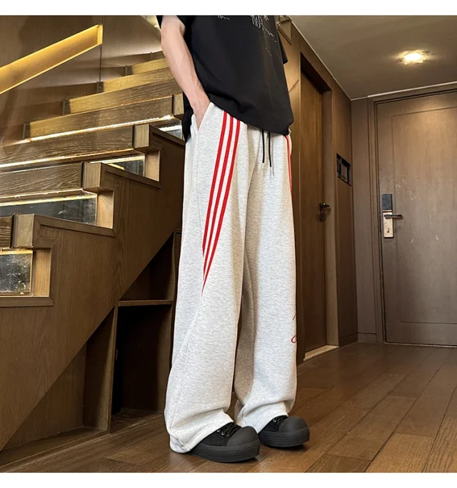 2025 Men's Oversize Wide-Leg Pants Detail