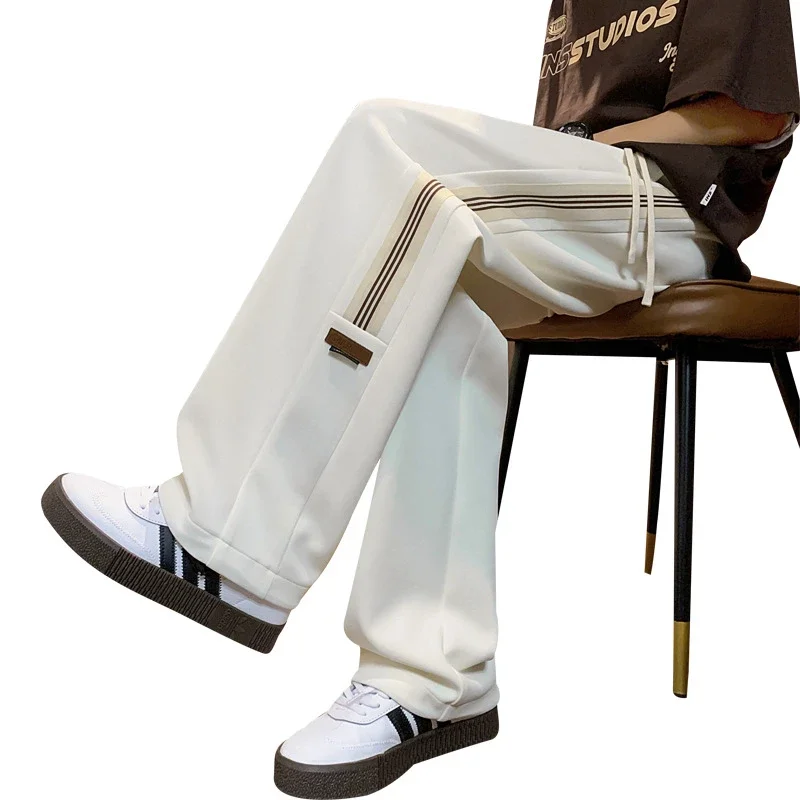 2025 Fall Men's Loose Streetwear Wide-Leg Pants